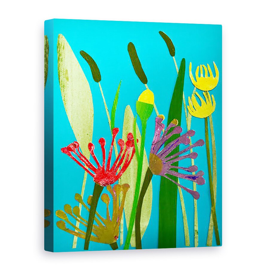 Tablou canvas - Sarah Thompson-Engels - flori si ierburi, 50 x 70 cm