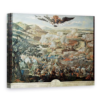 Tablou canvas - Scoala austriaca - inconjurarea Vienei de catre turci in 1683, 50 x 70 cm Tablou canvas - Scoala austriaca - inconjurarea Vienei de catre turci in 1683, 50 x 70 cm