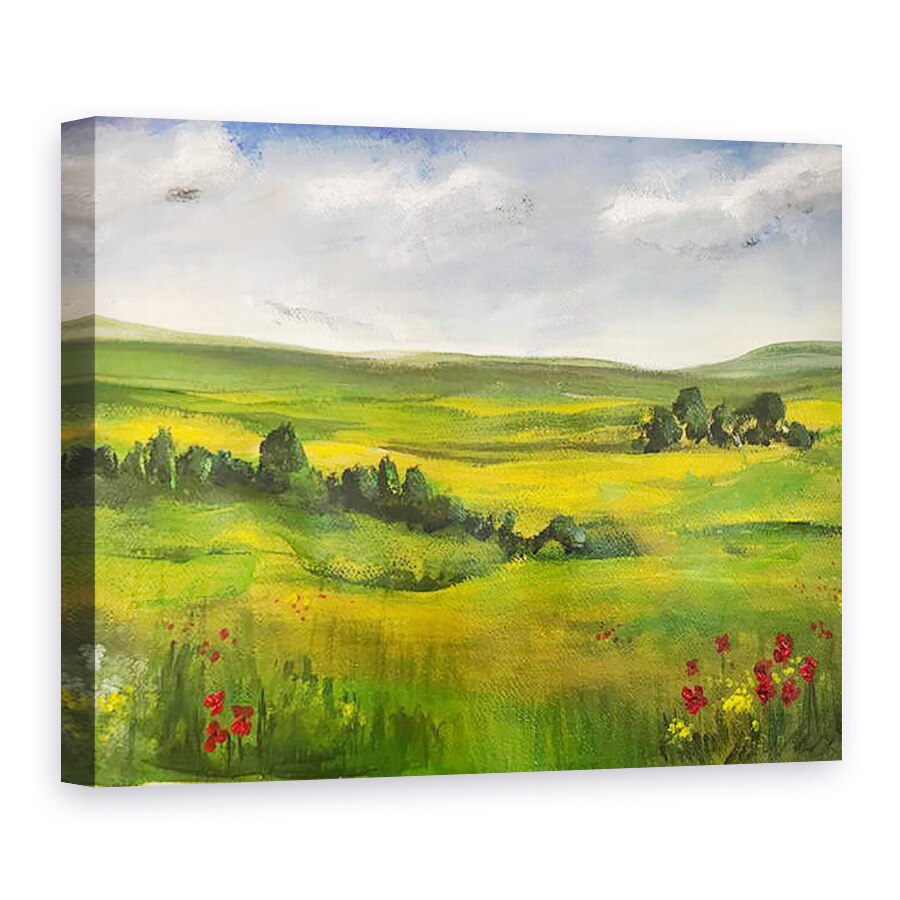 Tablou canvas - Sarah Thompson-Engels - Peisaj vara I, 50 x 70 cm