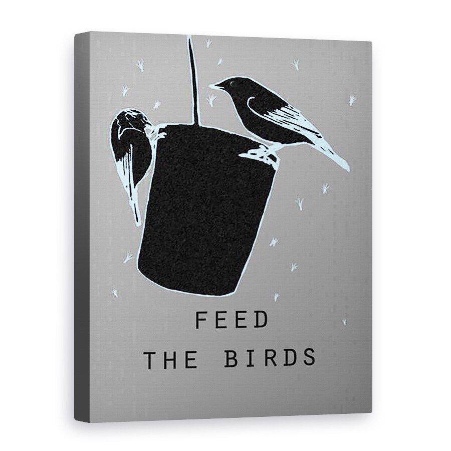 Tablou canvas - Sarah Thompson-Engels - Hraniti pasarile, 2018, 50 x 70 cm