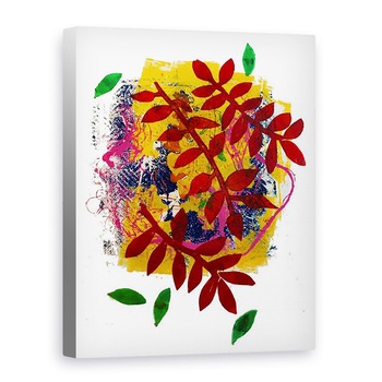 Tablou canvas - Sarah Thompson-Engels - Frunze rosii,2019, 50 x 70 cm Tablou canvas - Sarah Thompson-Engels - Frunze rosii,2019, 50 x 70 cm