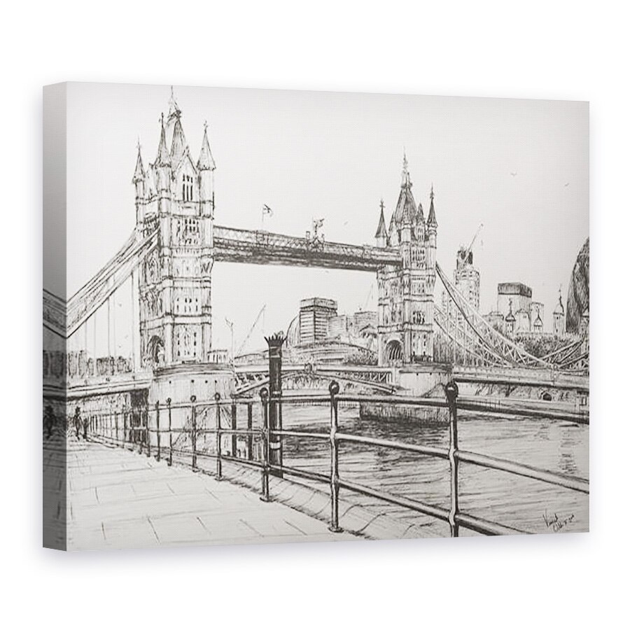 Tablou canvas - Vincent Alexander Booth - Tower Bridge Londra, 2006, 75 x 100 cm