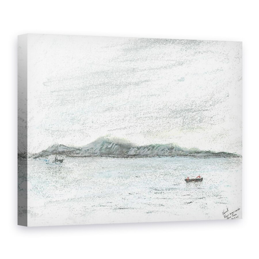 Tablou canvas - Vincent Alexander Booth - vedere peste apa din Jura, 2005, 50 x 70 cm