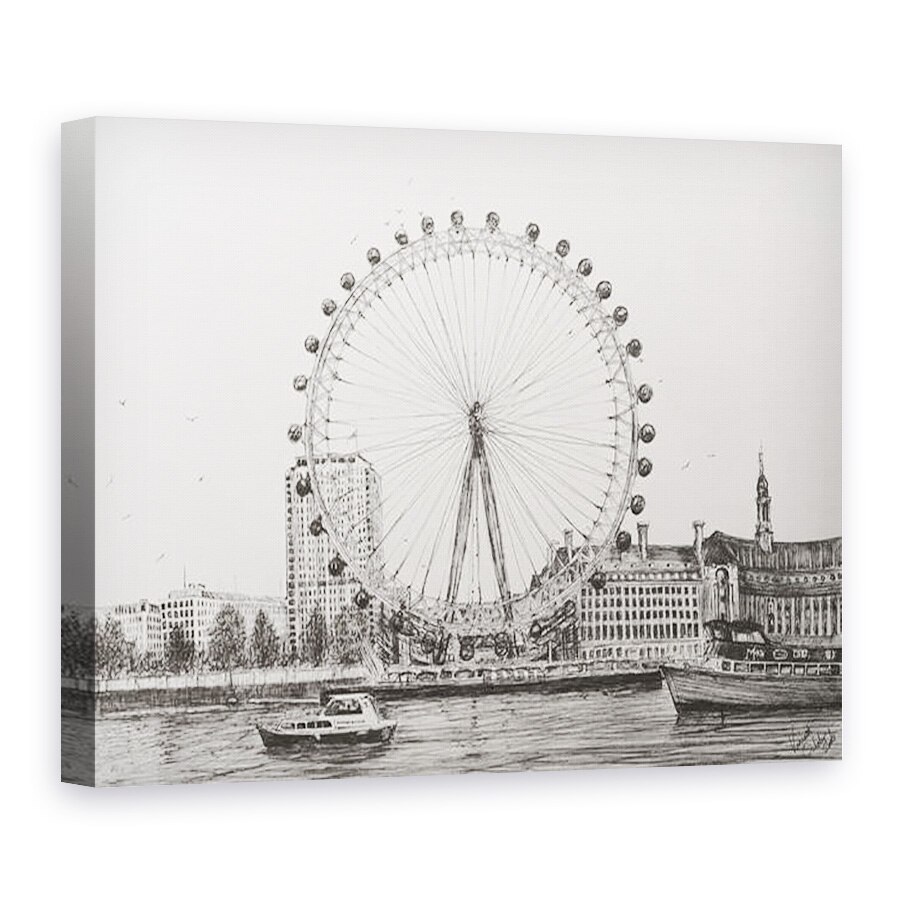 Tablou canvas - Vincent Alexander Booth - The London Eye, 2006, 75 x 100 cm
