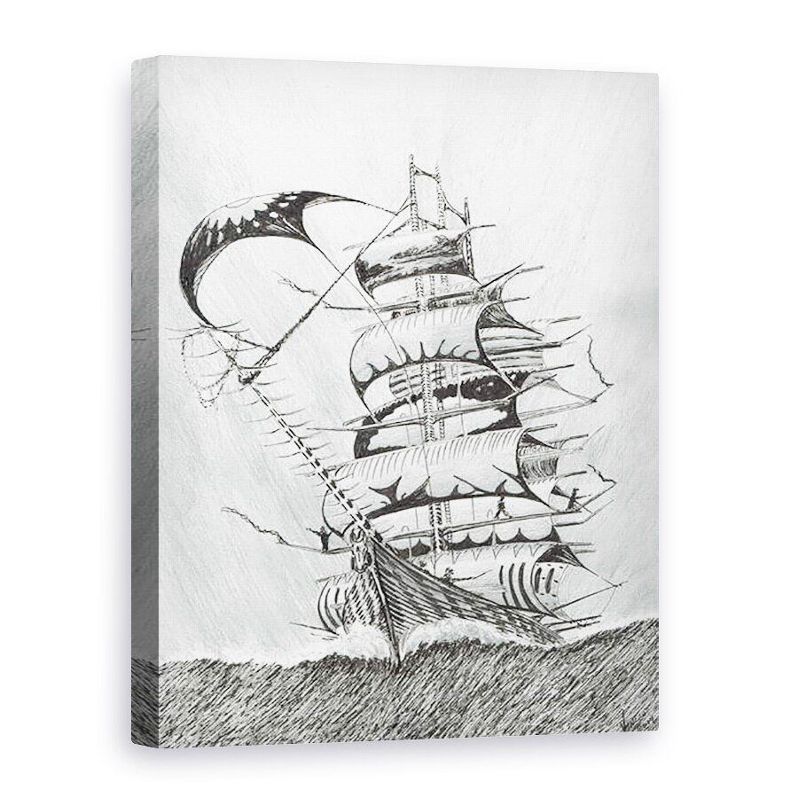 Tablou canvas - Vincent Alexander Booth - Storm Creators dUrville Marea, 2017, 50 x 70 cm