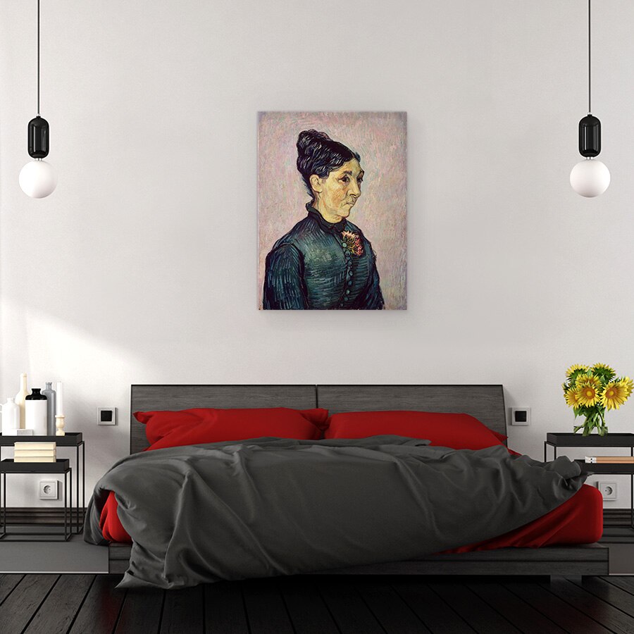 Tablou Canvas Vincent Van Gogh Portret De Madame Jeanne Lafuye tablou-canvas-vincent-van-gogh-portret-de-madame-jeanne-lafuye