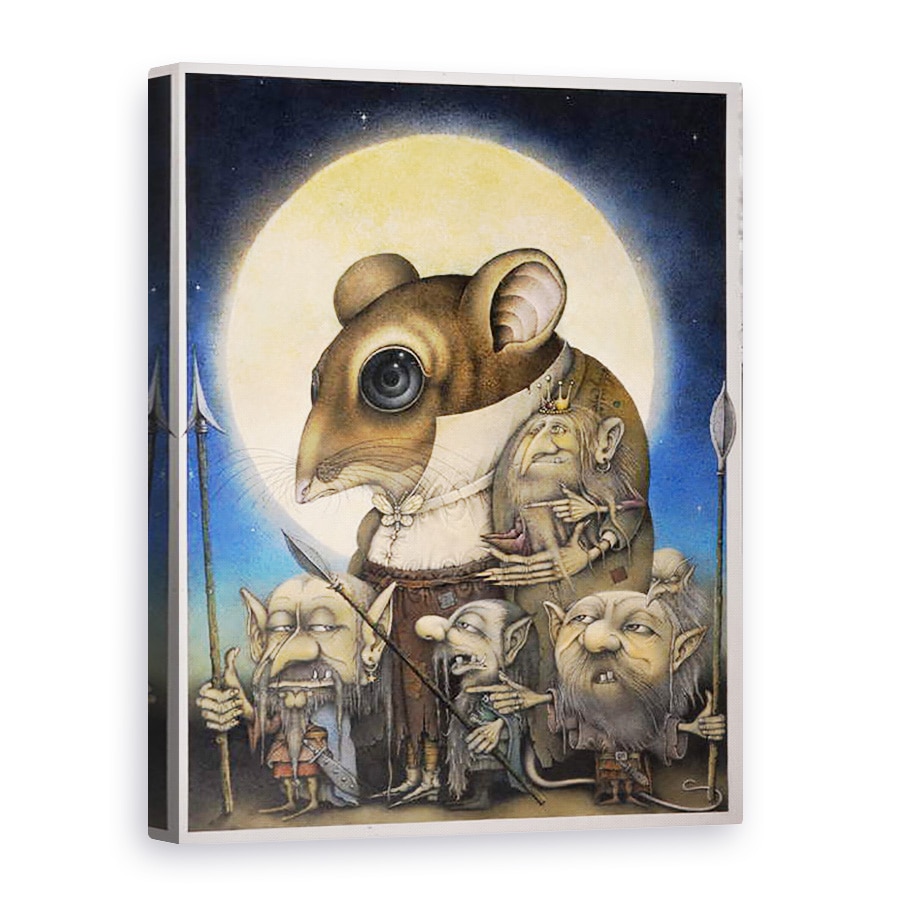 Tablou canvas - Wayne Anderson - Luna a crescut, 50 x 70 cm