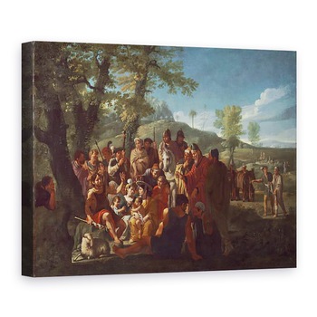 Tablou canvas - Willem Reuter - Predicarea Sfantului Ioan Botezatorul, 50 x 70 cm Tablou canvas - Willem Reuter - Predicarea Sfantului Ioan Botezatorul, 50 x 70 cm