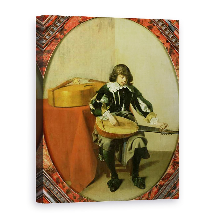 Tablou canvas - Willem Cornelisz Duyster - Tanarul muzician, 50 x 70 cm