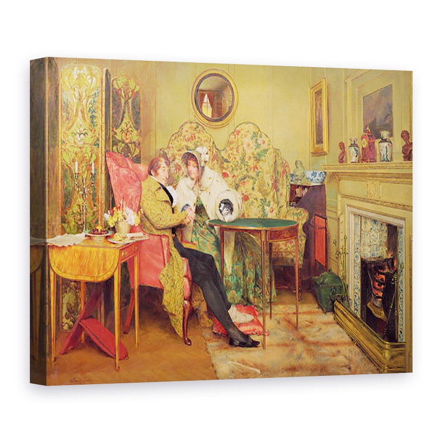 Tablou canvas - Walter Dendy Sadler - Un vizitator atent, 75 x 100 cm