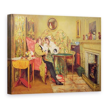 Tablou canvas - Walter Dendy Sadler - Un vizitator atent, 60 x 80 cm Tablou canvas - Walter Dendy Sadler - Un vizitator atent, 60 x 80 cm