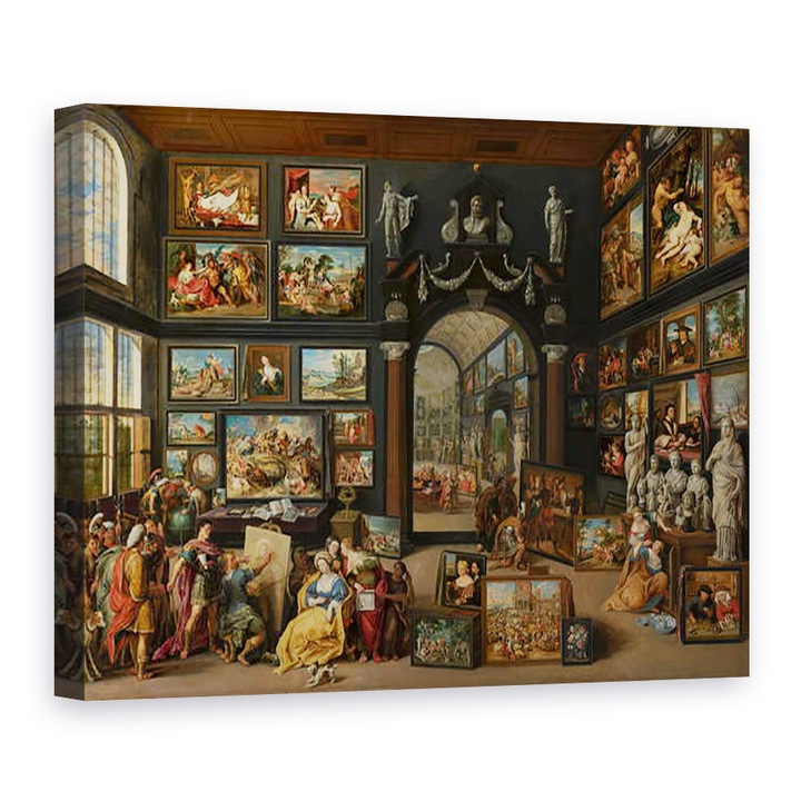 Картина на платно - Willem van II Haecht - Apelles Pictura Campaspe, 75 x 100 cm