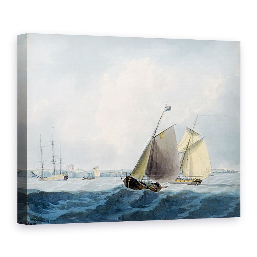 Tablou canvas - William Anderson - Transport de pe Cromer, 75 x 100 cm