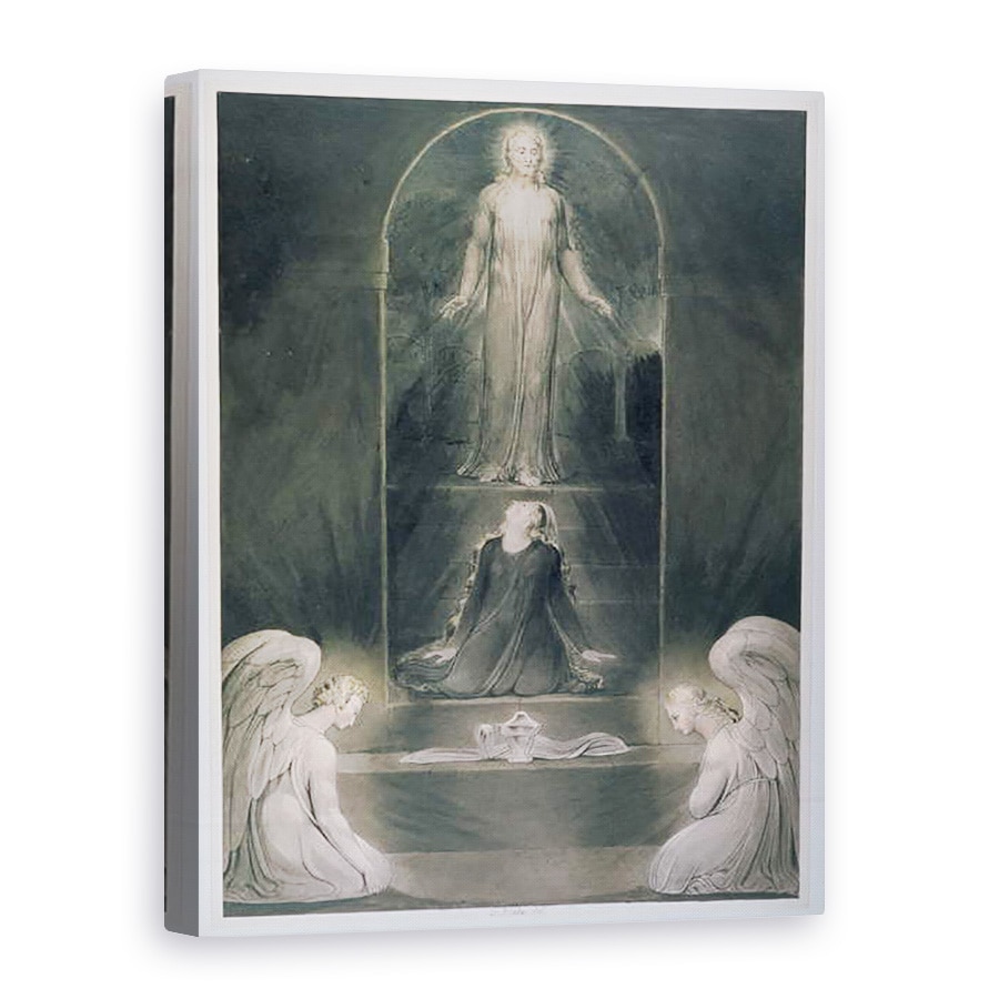 Tablou canvas - William Blake - Maria Magdalena la Mormant, 75 x 100 cm