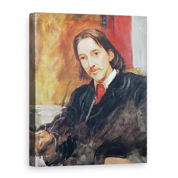 Tablou canvas - William Blake Richmond - Portret De Robert Louis Stevenson 1850-1894 1886, 50 x 70 cm Tablou canvas - William Blake Richmond - Portret De Robert Louis Stevenson 1850-1894 1886, 50 x 70 cm