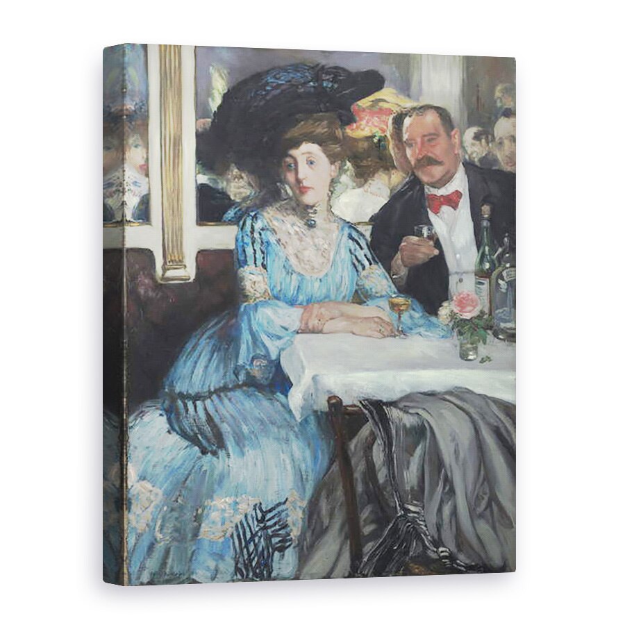 Tablou canvas - William James Glackens - La Mouquin, 75 x 100 cm