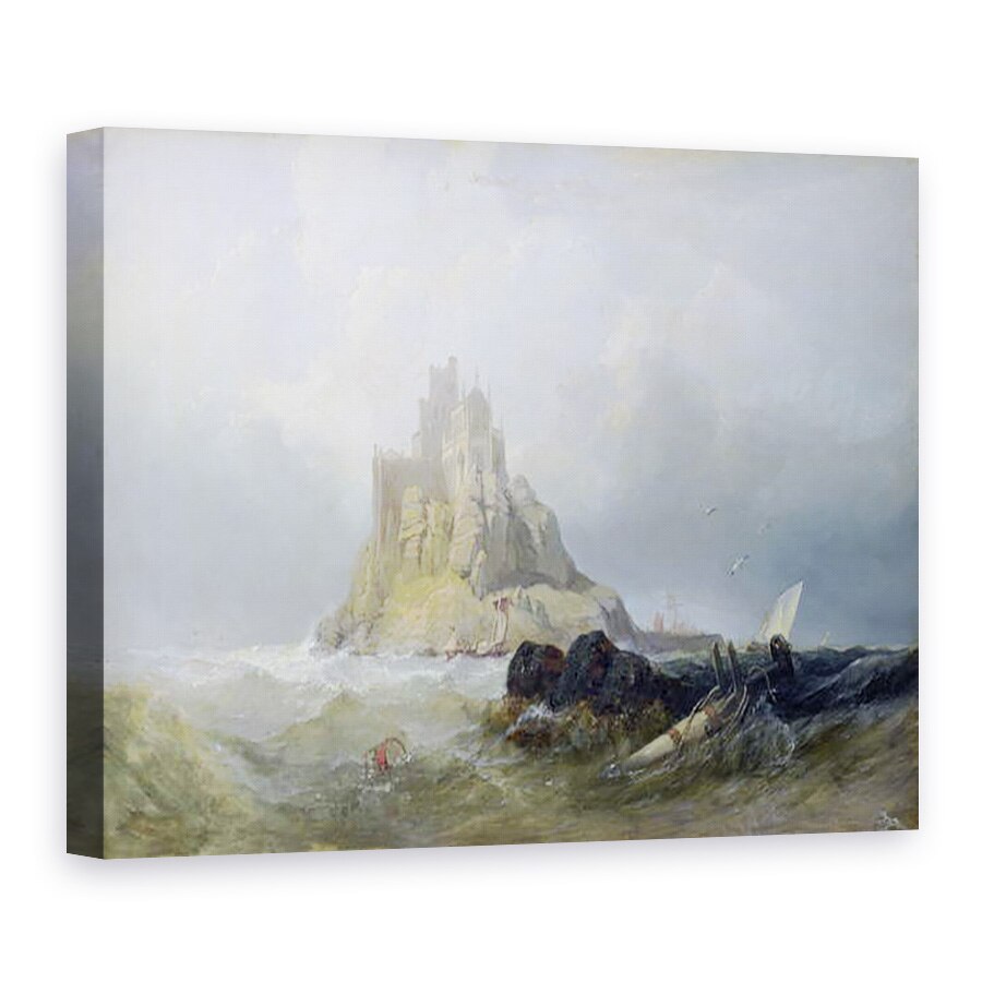 Tablou canvas - William Clarkson Stanfield - St. Michaels Mount, 60 x 80 cm
