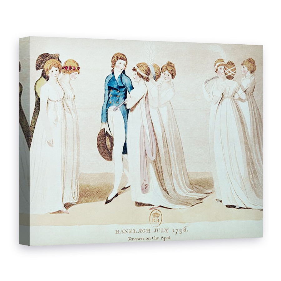 Tablou canvas - scoala engleza - Ranelagh, iulie 1798, 50 x 70 cm