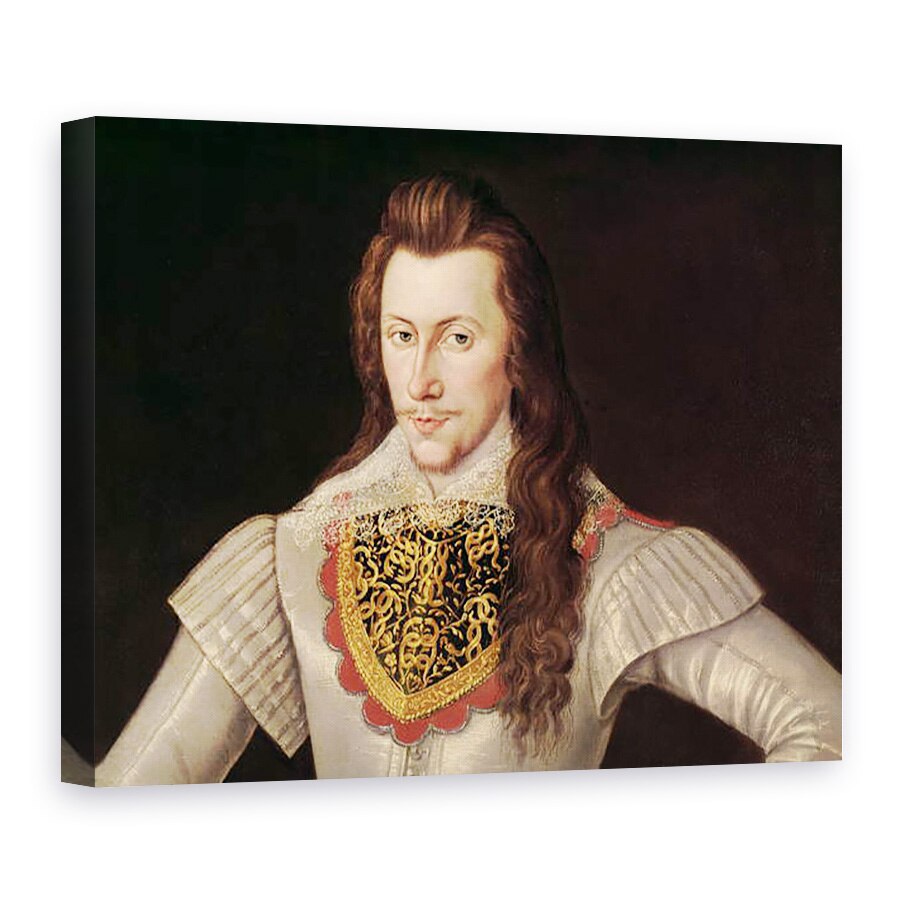 Tablou canvas - scoala engleza - Portretul lui Henry Wriothesley 1573-1624 Al treilea conte de Southampton c.1600 ulei pe panza, 50 x 70 cm