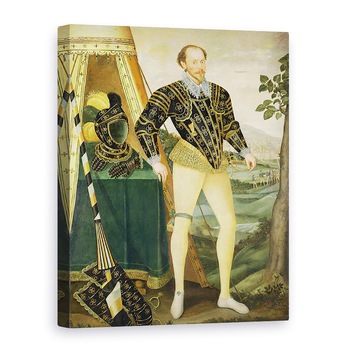 Tablou canvas - scoala engleza - Sir William Drury, de Hawstead, Suffolk 1527-79, 50 x 70 cm Tablou canvas - scoala engleza - Sir William Drury, de Hawstead, Suffolk 1527-79, 50 x 70 cm