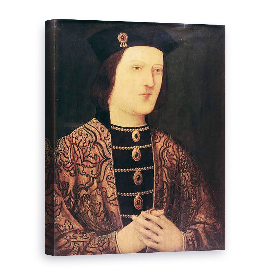Tablou canvas - scoala engleza - Portret De Regele Edward al IV-lea al Angliei, 50 x 70 cm