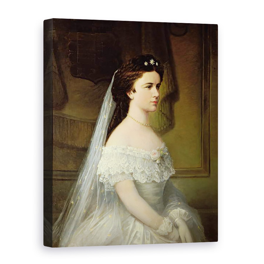 Tablou canvas - Scoala austriaca - Elisabeta de Bavaria 1837-98, 50 x 70 cm