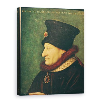 Tablou canvas - Scoala franceza - Filip al Frantei 1342-1404 Duce de Burgundia, 50 x 70 cm Tablou canvas - Scoala franceza - Filip al Frantei 1342-1404 Duce de Burgundia, 50 x 70 cm