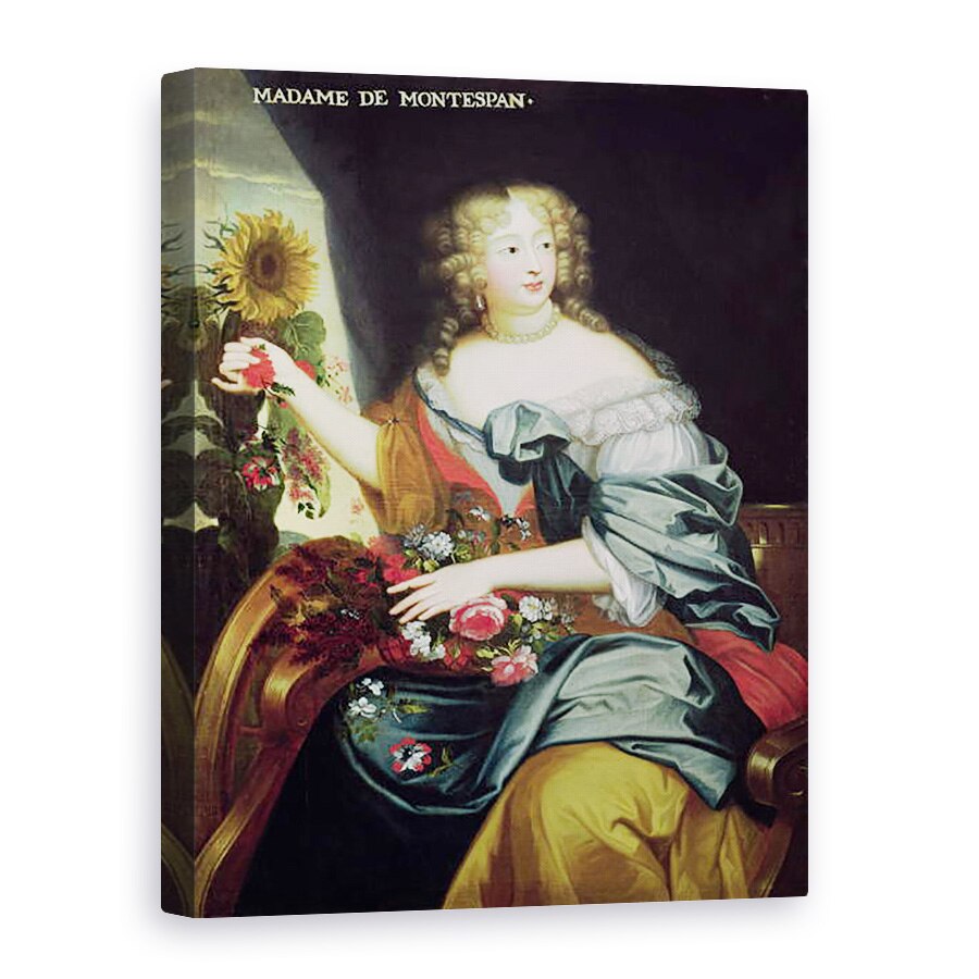 Tablou canvas - Scoala franceza - Portret De Francoise-Athenaise Rochechouart de Mortemart 1641-1707 Marchiza de Montespan, 50 x 70 cm