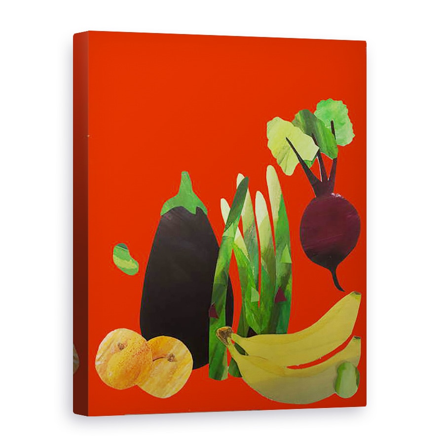 Tablou canvas - Sarah Thompson-Engels - Legume & fructe,2020, 50 x 70 cm