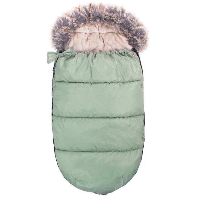 Sac iarna carucior cu blanita detasabila Anuga, 0-2 ani, verde