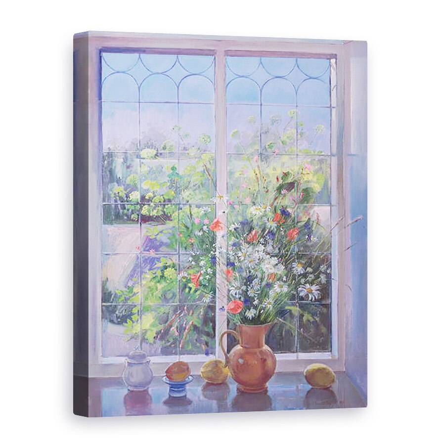 Tablou canvas - Timothy Easton - Flori de vara la Dusk, 75 x 100 cm