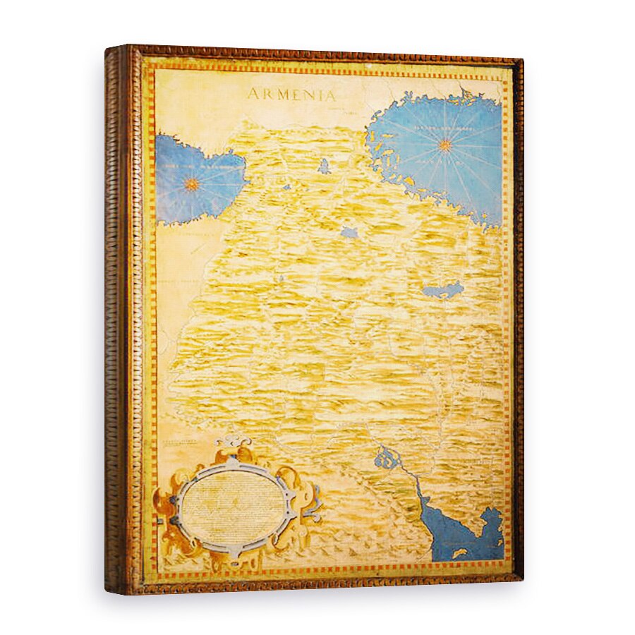 Tablou canvas - Stefano Buonsignori - Harta Armenia, 60 x 80 cm