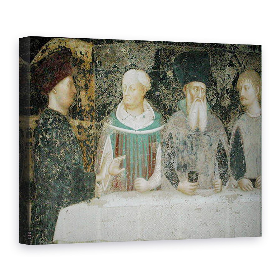 Tablou canvas - Tommaso Masolino da Panicale - Banchetul lui Irod II, 75 x 100 cm