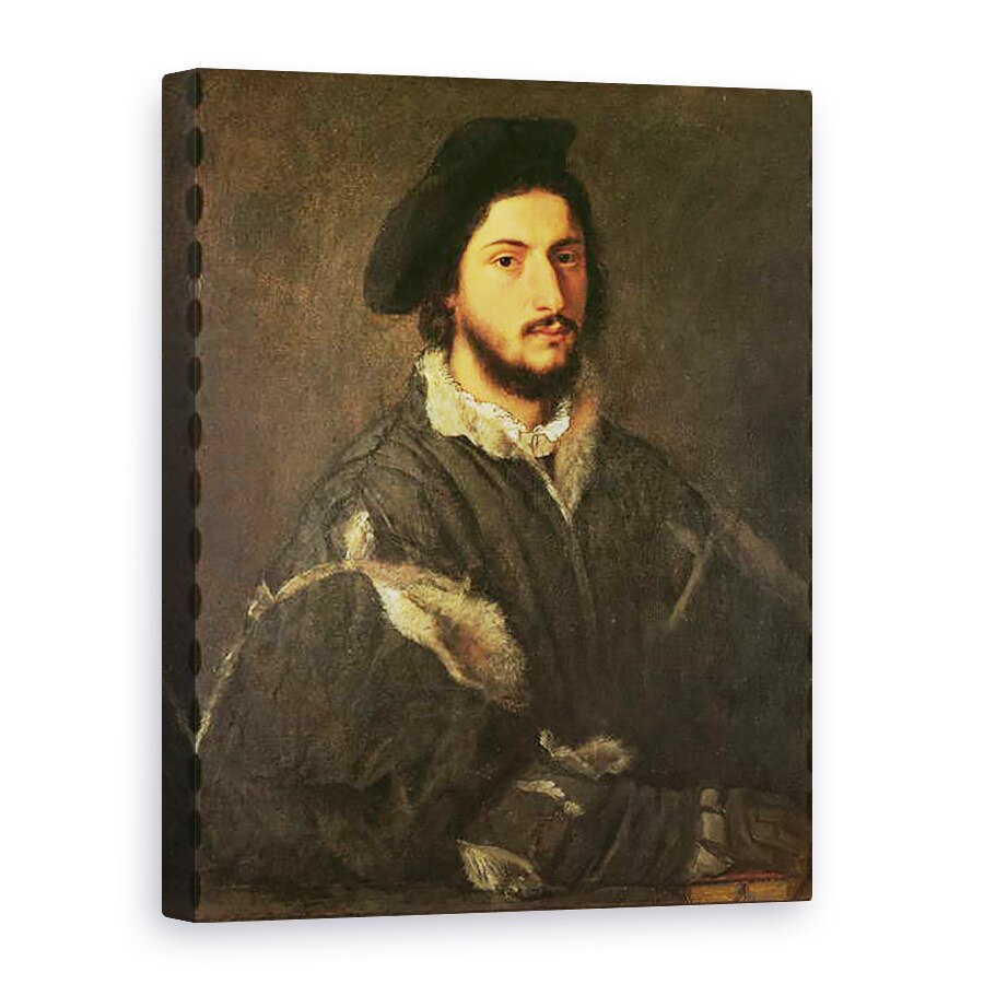 Tablou canvas - Titian - Portret De Vincenzo Mosti, 75 x 100 cm