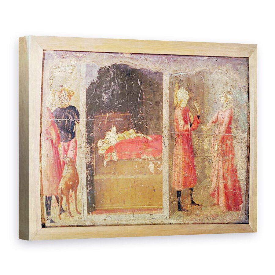 Tablou canvas - Tomasso Masaccio - Povestea Sfantului Julian Ospitalierul, 75 x 100 cm