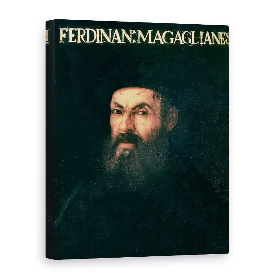 Tablou canvas - Scoala Italiana - Portretul Lui Ferdinand Magellan c.1480-1521, 50 x 70 cm
