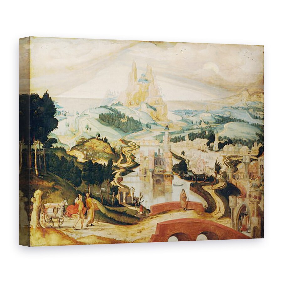 Tablou canvas - Scoala olandeza - Sosirea in Betleem, 60 x 80 cm