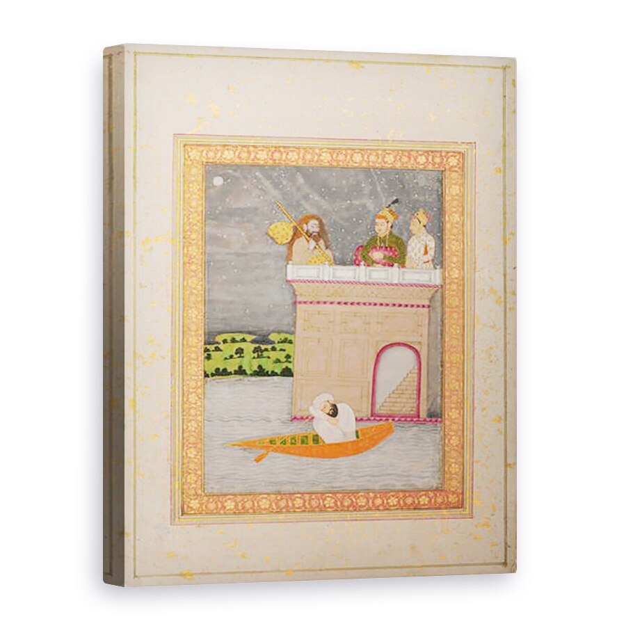 Tablou canvas - Scoala Mughal - Kedara Ragini, 50 x 70 cm