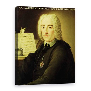 Tablou canvas - Scoala Italiana - Alessandro Scarlatti 1660-1725, 75 x 100 cm Tablou canvas - Scoala Italiana - Alessandro Scarlatti 1660-1725, 75 x 100 cm