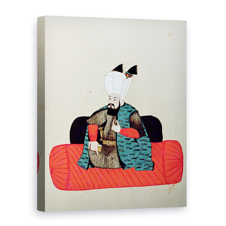 Tablou canvas - Scoala Islamica - Dna 1671 Amurath Murad III 1546-95 c.1580, 75 x 100 cm