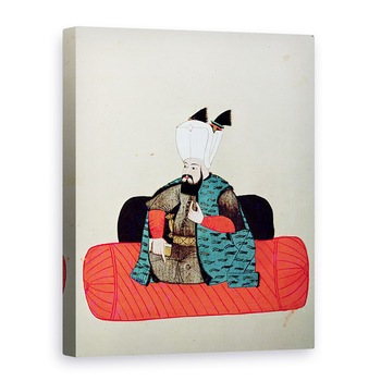 Tablou canvas - Scoala Islamica - Dna 1671 Amurath Murad III 1546-95 c.1580, 50 x 70 cm Tablou canvas - Scoala Islamica - Dna 1671 Amurath Murad III 1546-95 c.1580, 50 x 70 cm