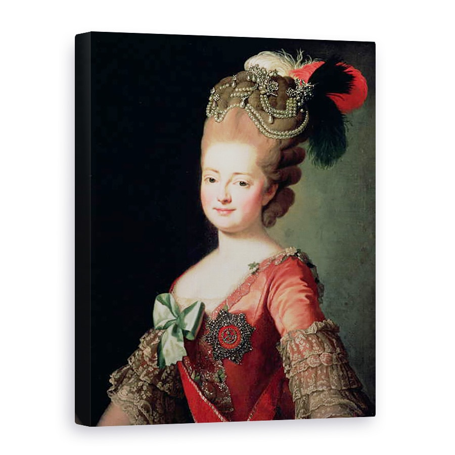 Tablou canvas - Scoala Rusa - Portretul Mariei Fyodorovna 1759-1828, 75 x 100 cm