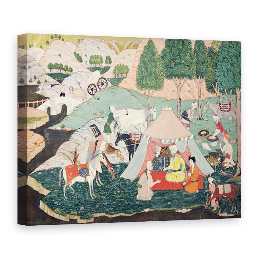 Tablou canvas - Scoala turceasca - Tabara unui print, 75 x 100 cm