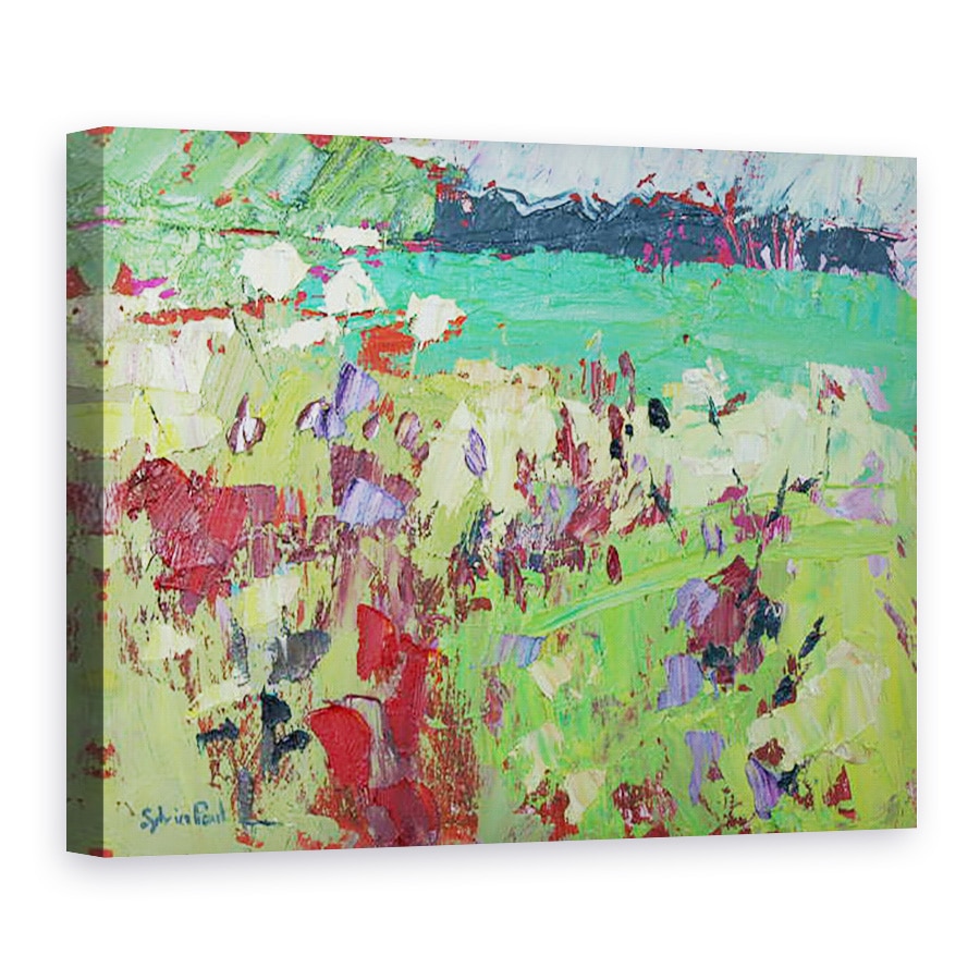 Tablou canvas - Sylvia Paul - Camp verde, 75 x 100 cm