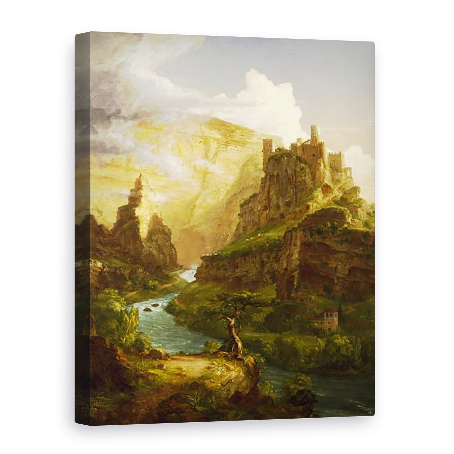 Tablou canvas - Thomas Cole - Fantana din Vaucluse, 75 x 100 cm