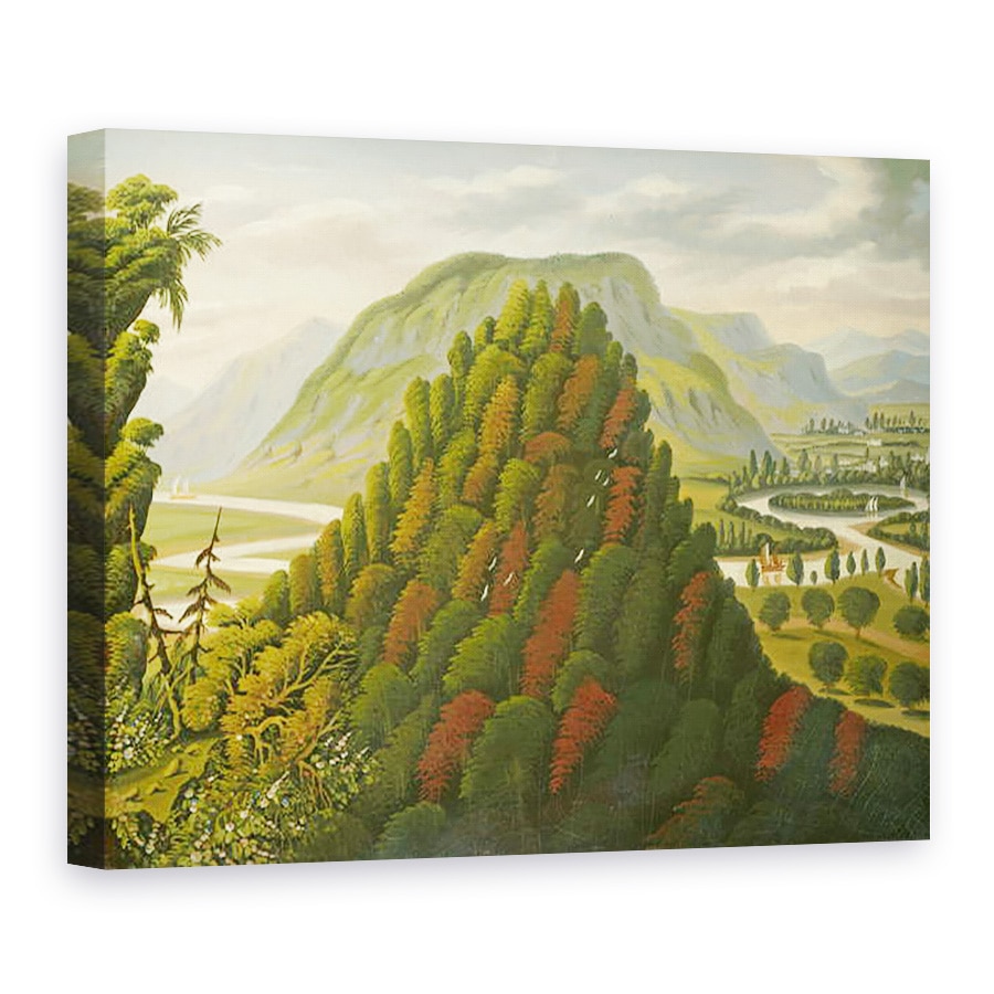 Tablou canvas - Thomas Chambers - Valea Connecticut, 75 x 100 cm
