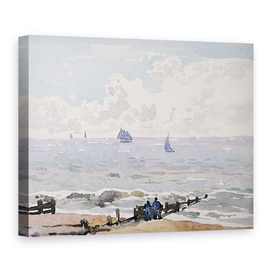 Tablou canvas - Thomas Churchyard - Seascape de pe plaja, 75 x 100 cm
