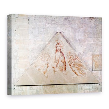 Tablou canvas - Simone Martini - Timpanul il infatiseaza pe Hristos Mantuitorul inconjurat de ingeri, 75 x 100 cm Tablou canvas - Simone Martini - Timpanul il infatiseaza pe Hristos Mantuitorul inconjurat de ingeri, 75 x 100 cm