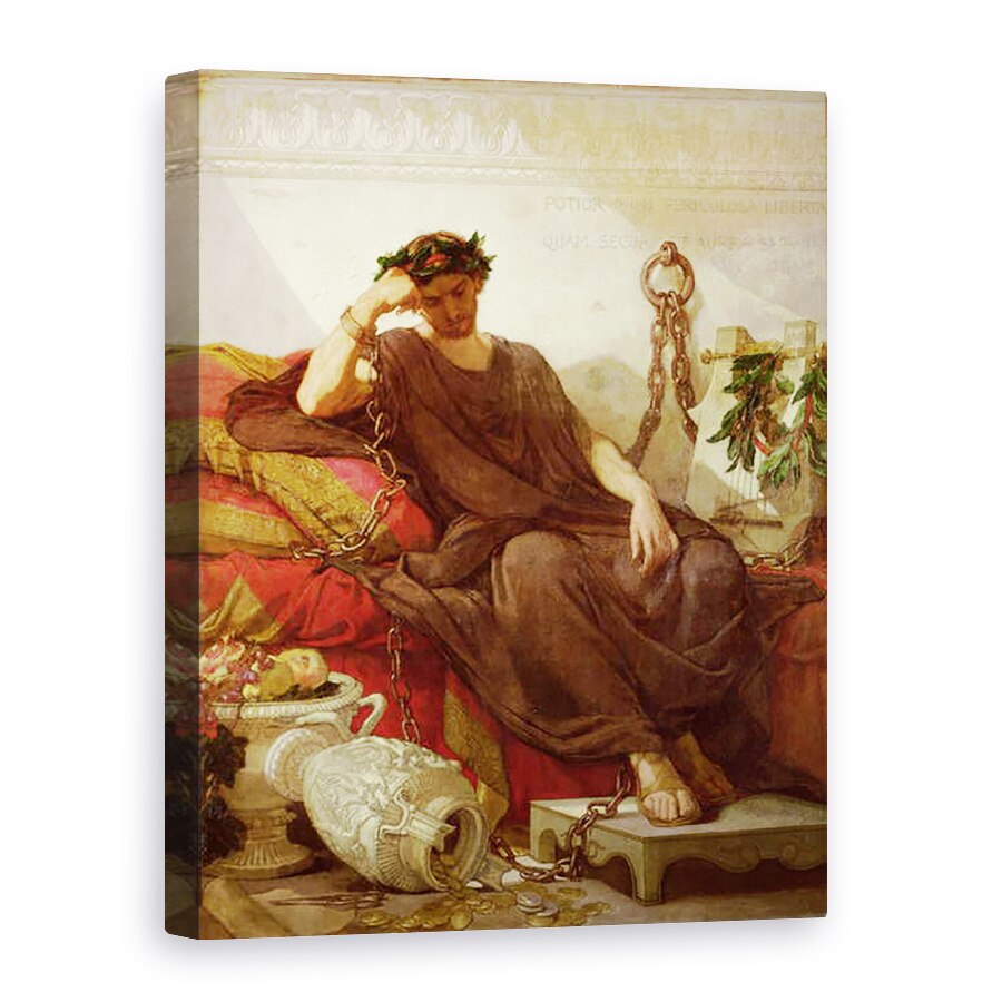 Tablou canvas - Thomas Couture - Damocles, 75 x 100 cm