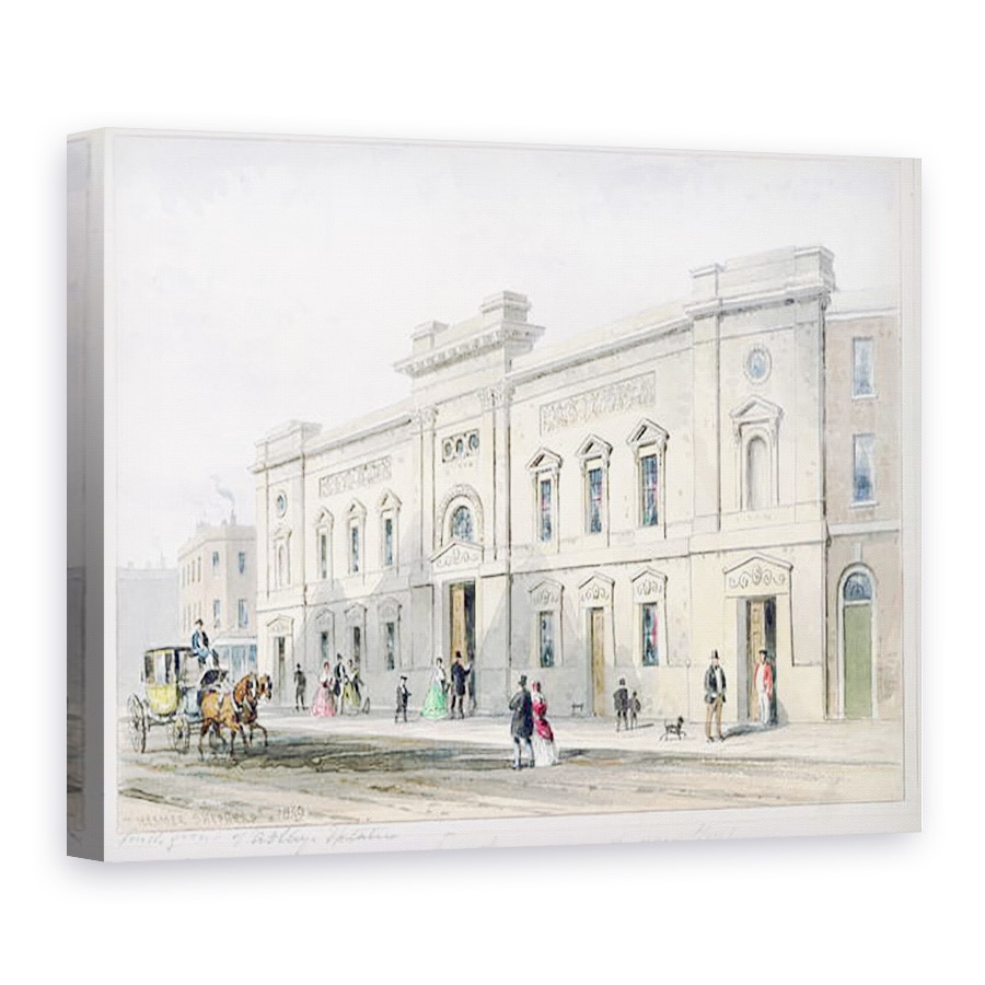 Tablou canvas - Thomas Hosmer Shepherd - Teatrul New Front Astley, 75 x 100 cm